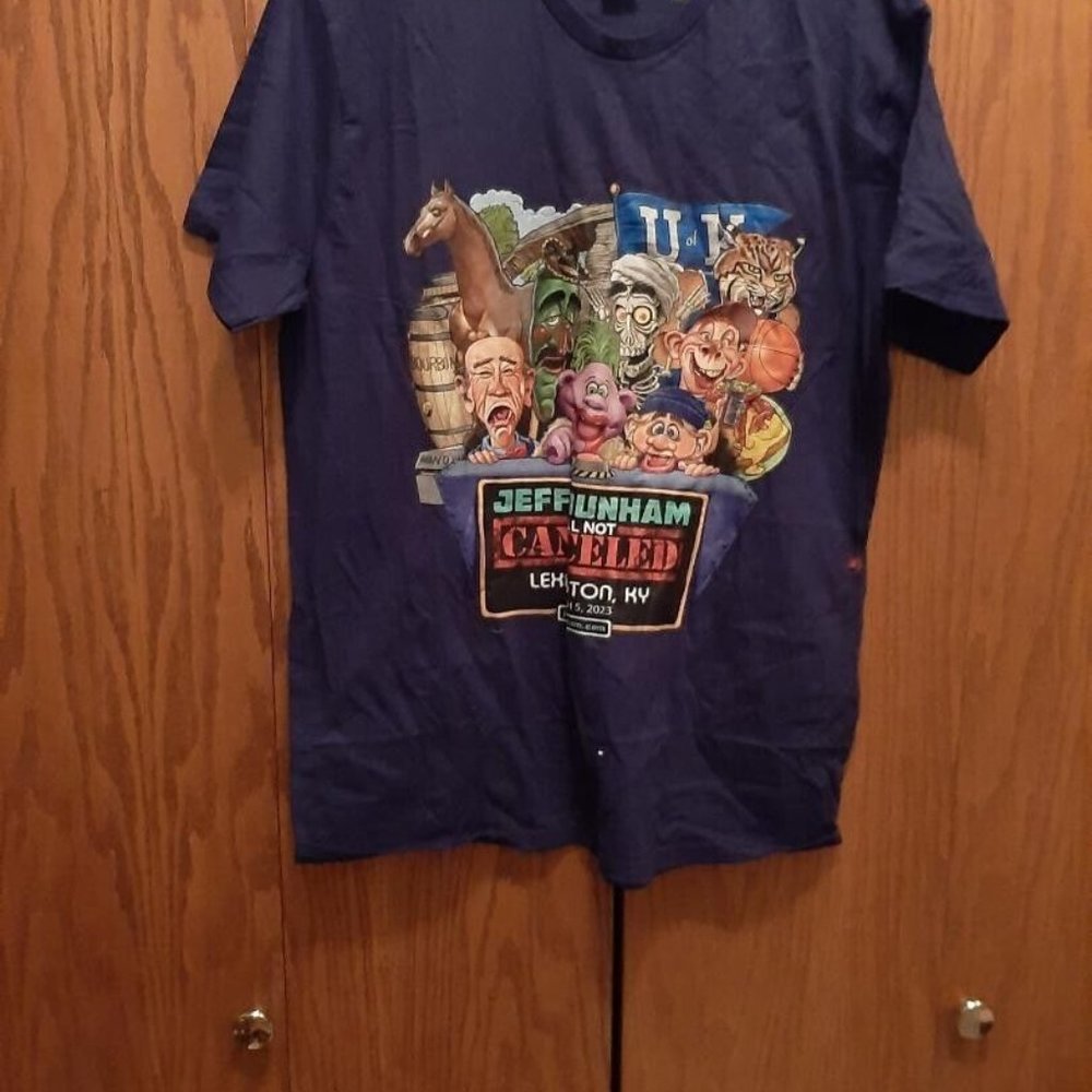 NEW ! Jeff Dunham Lexington KY Short Sleeve T-Shirt Sz XL